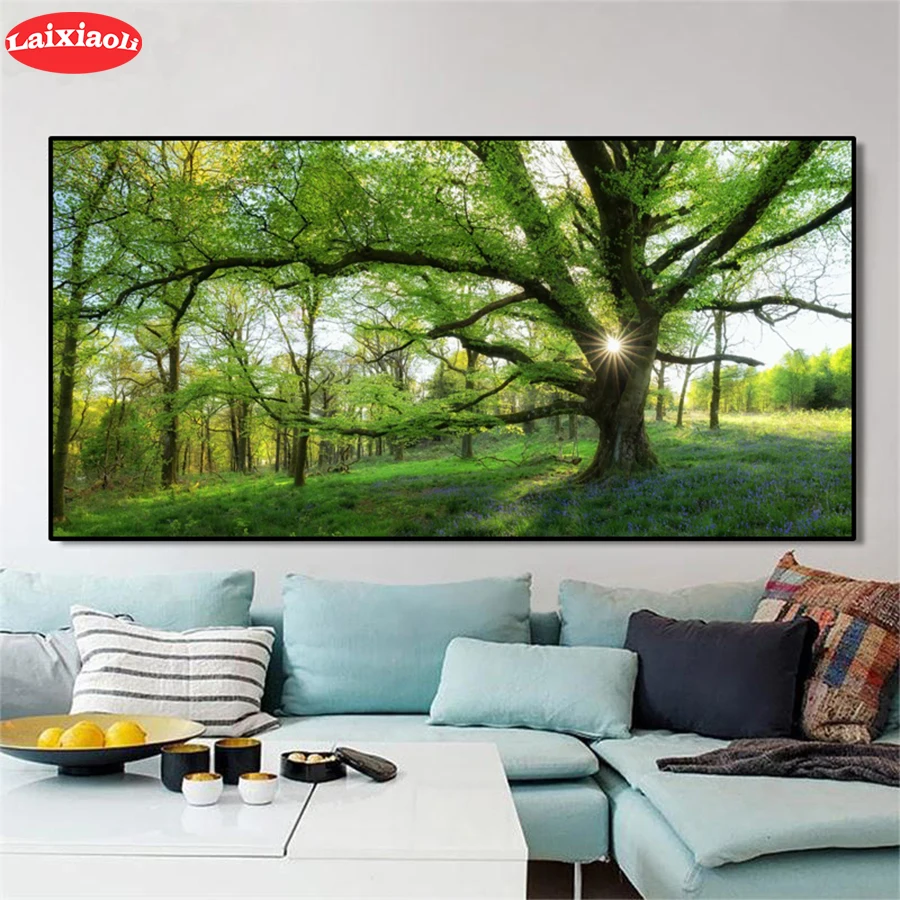 Diamond Painting Green Forest And Tree Landscape Cross Stitch Diamond Mosaic Picture Embroidery crystal Beaded Handicraft
Diamond Painting Green Forest And Tree Landscape Cross Stitch Diamond Mosaic Picture Embroidery crystal Beaded Handicraft