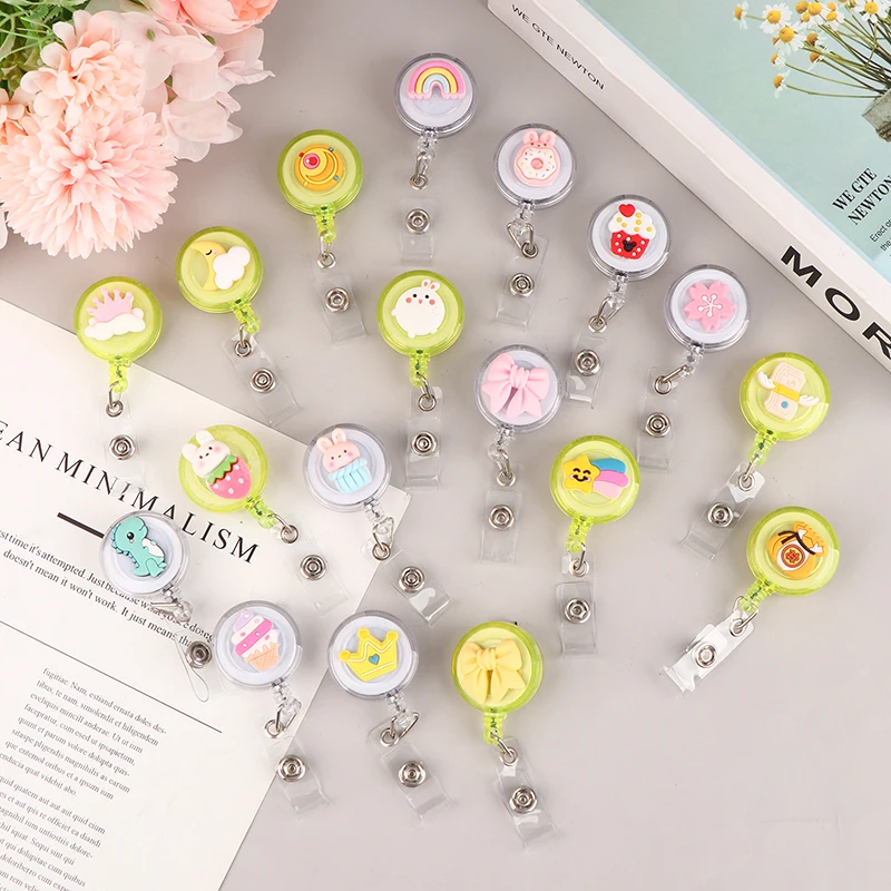 Cartoon Easy-To-Pull Name Id Card Badge Reel Holder For Nurse Student Retractable Badge Holder Exhibition Chest Office Card
Cartoon Easy-To-Pull Name Id Card Badge Reel Holder For Nurse Student Retractable Badge Holder Exhibition Chest Office Card