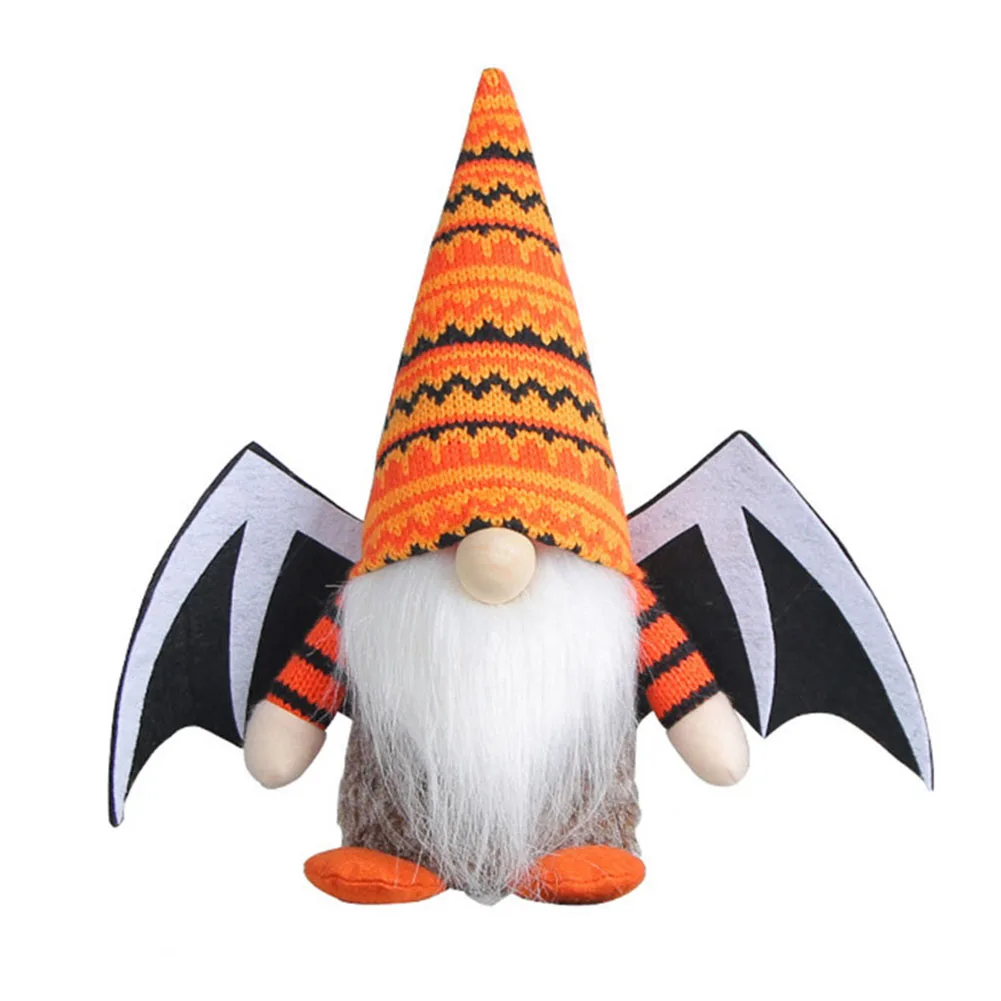 High Quality Halloween Doll Ornaments 1Pcs 28*8*25cm Cloth Cute Halloween Knitted Plush Doll Halloween Winged Doll
High Quality Halloween Doll Ornaments 1Pcs 28*8*25cm Cloth Cute Halloween Knitted Plush Doll Halloween Winged Doll
