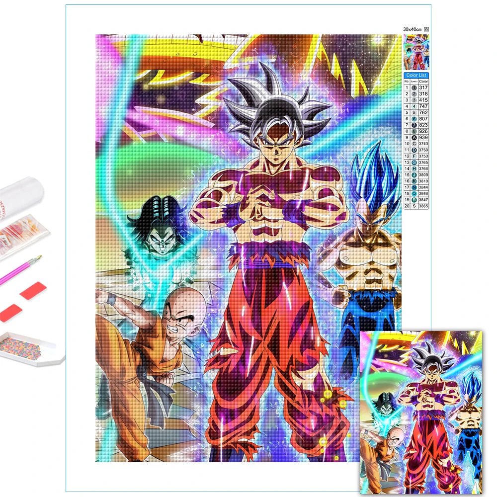 Son Goku Diy 5D Diamond Paintings Full Square Drill Embroidery Cross Stitch Dragon Ball Anime Picture Mosaic Wall Art Home Decor
Son Goku Diy 5D Diamond Paintings Full Square Drill Embroidery Cross Stitch Dragon Ball Anime Picture Mosaic Wall Art Home Decor