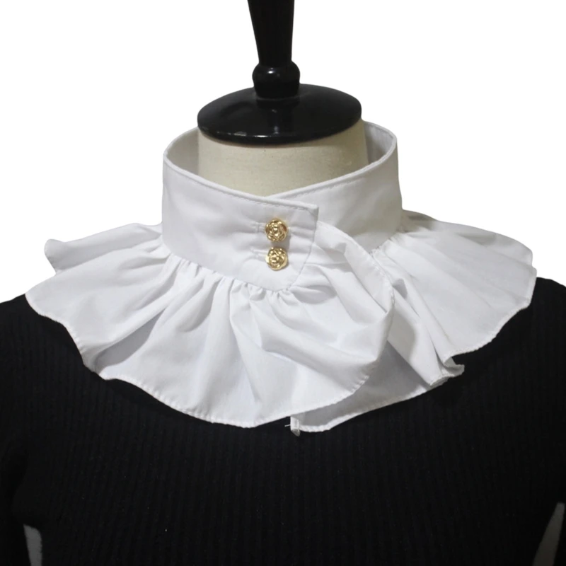 Women Ruffled False Collar Victorian Renaissance Neck Ruff Fashion Clown Collar Drop shipping
Women Ruffled False Collar Victorian Renaissance Neck Ruff Fashion Clown Collar Drop shipping