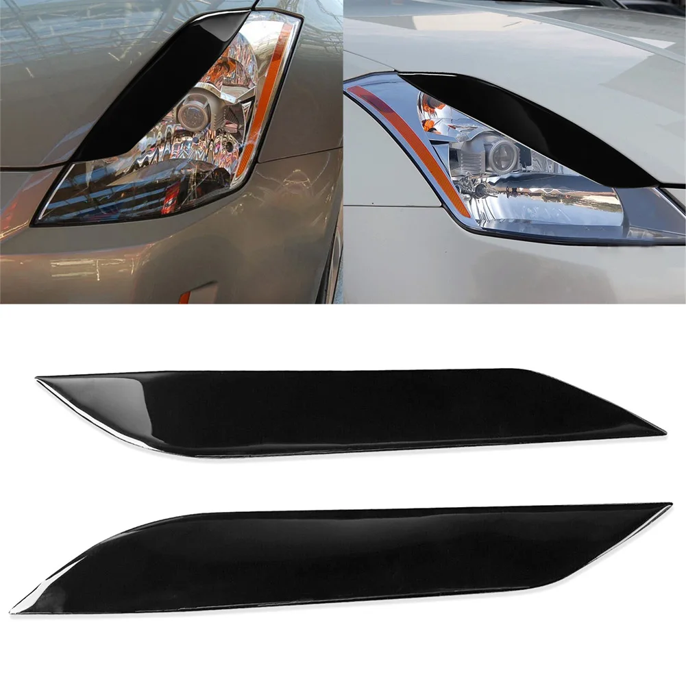2X Car Front Headlight Eyebrow Eyelids Trim Sticker Exterior High-adhesive Car Headlight Sticker For Nissan 350Z Z33 2006-09
2X Car Front Headlight Eyebrow Eyelids Trim Sticker Exterior High-adhesive Car Headlight Sticker For Nissan 350Z Z33 2006-09
