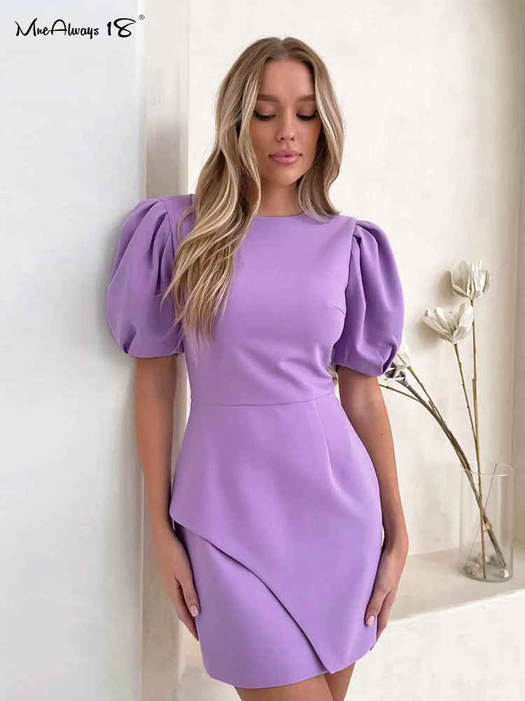 Mnealways18 асимметричное женское мини-платье лавандового цвета с пышными короткими рукавами летнее платье с высокой талией женское облегающее ...
Mnealways18 асимметричное женское мини-платье лавандового цвета с пышными короткими рукавами летнее платье с высокой талией женское облегающее ...