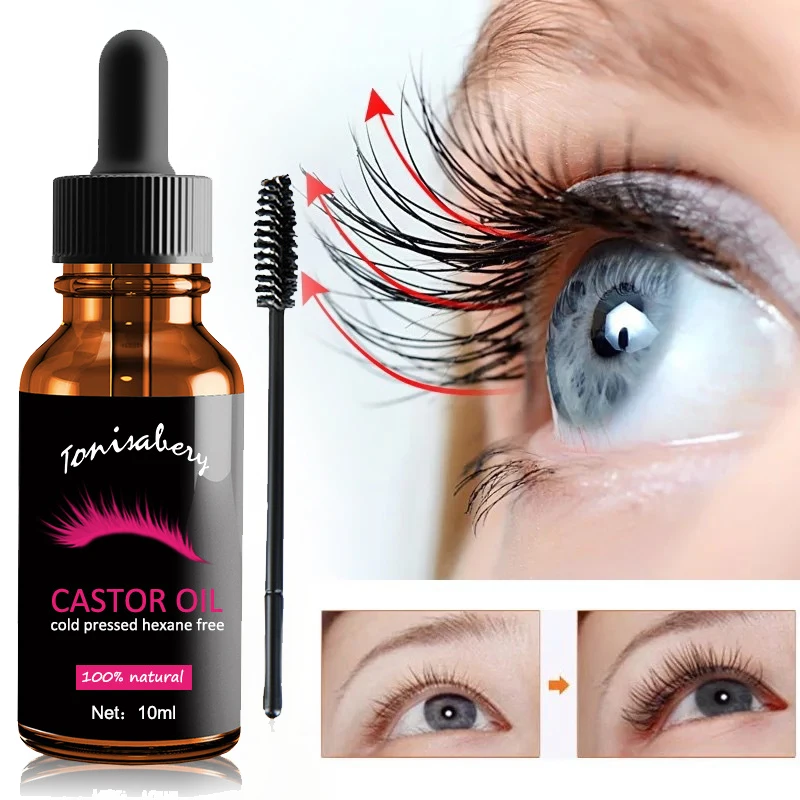 Natural Castor Oil Eyelash Growth Serum Products Eyelashes Eyebrows Enhancer Lashes Lift Lengthening Fuller Thicker Eyelash Care
Natural Castor Oil Eyelash Growth Serum Products Eyelashes Eyebrows Enhancer Lashes Lift Lengthening Fuller Thicker Eyelash Care