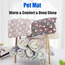 Pet Mats Thicken Soft Cat Bed for Dog Alfombra Mat Winter Cat Mat Blanket Pet Products Dog Bed For Small Large Dogs Carpet