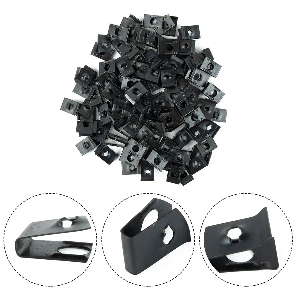 100x Metal Clevis For M4, M5 Screws For Car Bumper Fender Trim Panel Fastener Clip For Door Trim Headliner Door Panel Dashboard
100x Metal Clevis For M4, M5 Screws For Car Bumper Fender Trim Panel Fastener Clip For Door Trim Headliner Door Panel Dashboard