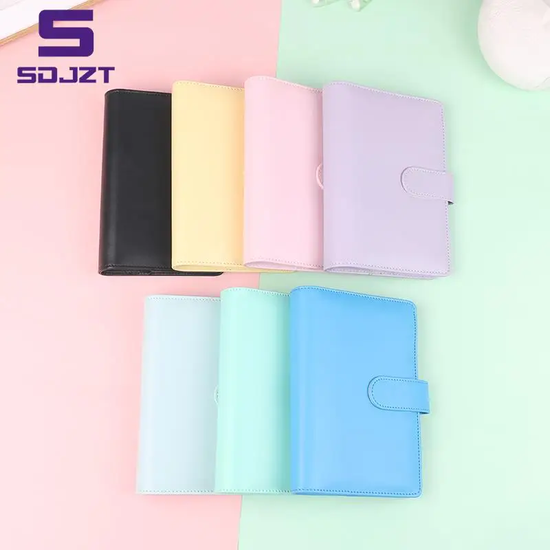 1Pc A6 Macaron PU Leather Binder Notebook Cash Envelopes System with Binder Pockets for Money Budget Saving Bill Hand Book
1Pc A6 Macaron PU Leather Binder Notebook Cash Envelopes System with Binder Pockets for Money Budget Saving Bill Hand Book