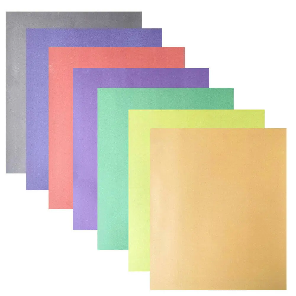 Infusible Transfer Ink Sheets 7pcs 10"x12" Solid Color Sublimation Transfer Paper for Cricut Mug Press for DIY Tshirts Tote Bags
Infusible Transfer Ink Sheets 7pcs 10"x12" Solid Color Sublimation Transfer Paper for Cricut Mug Press for DIY Tshirts Tote Bags