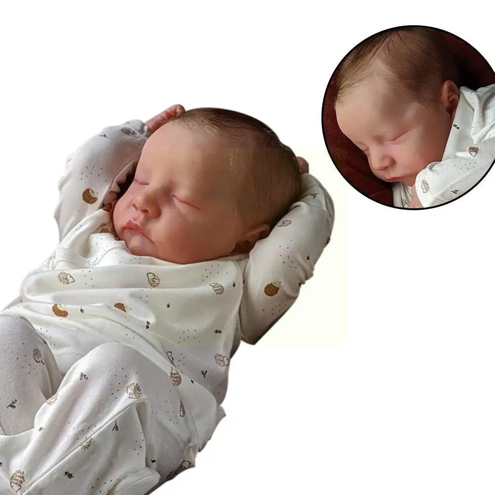 45cm Baby Lifelike Sleeping Rebirth Baby Real Children Gift Body Baby Silicone Sleeping Soft I3j6 
45cm Baby Lifelike Sleeping Rebirth Baby Real Children Gift Body Baby Silicone Sleeping Soft I3j6