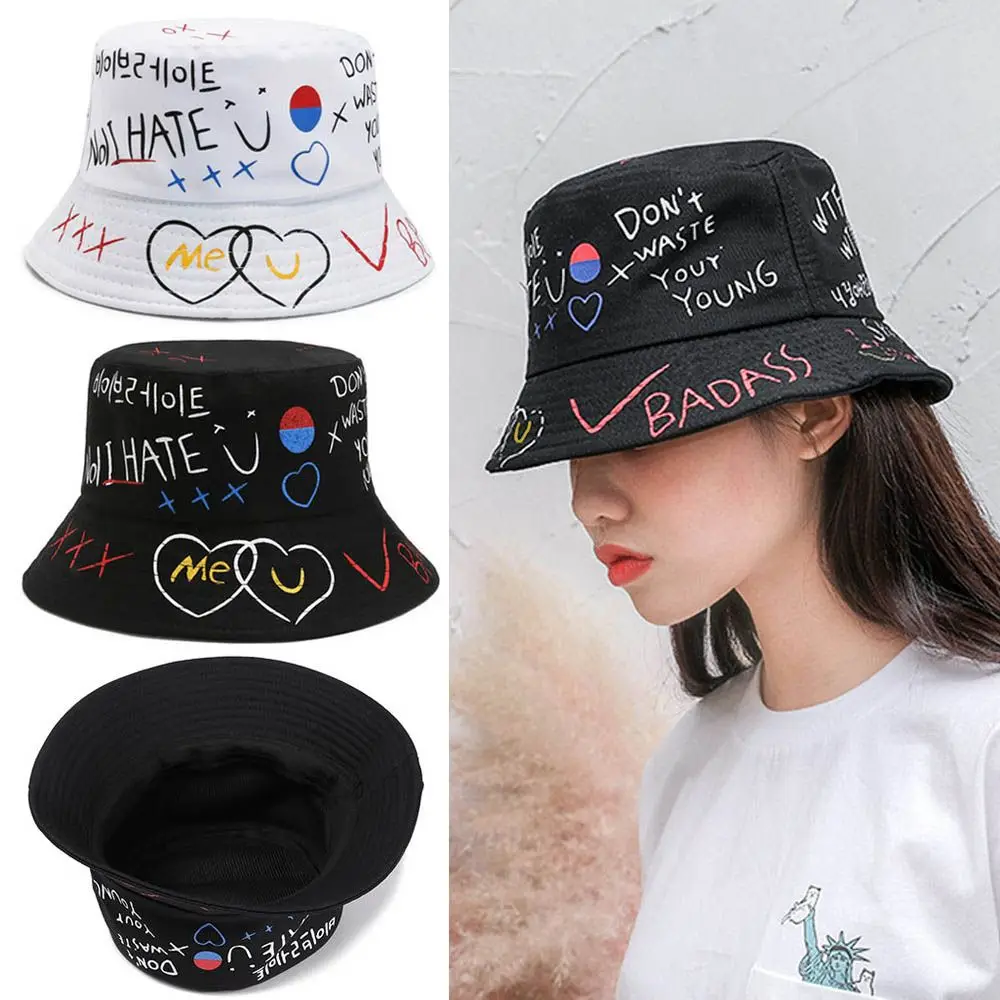 Fashion Outdoor Harajuku Summer Graffiti Hat Hip Hop Cap Bucket Hat Fisherman Hat
Fashion Outdoor Harajuku Summer Graffiti Hat Hip Hop Cap Bucket Hat Fisherman Hat