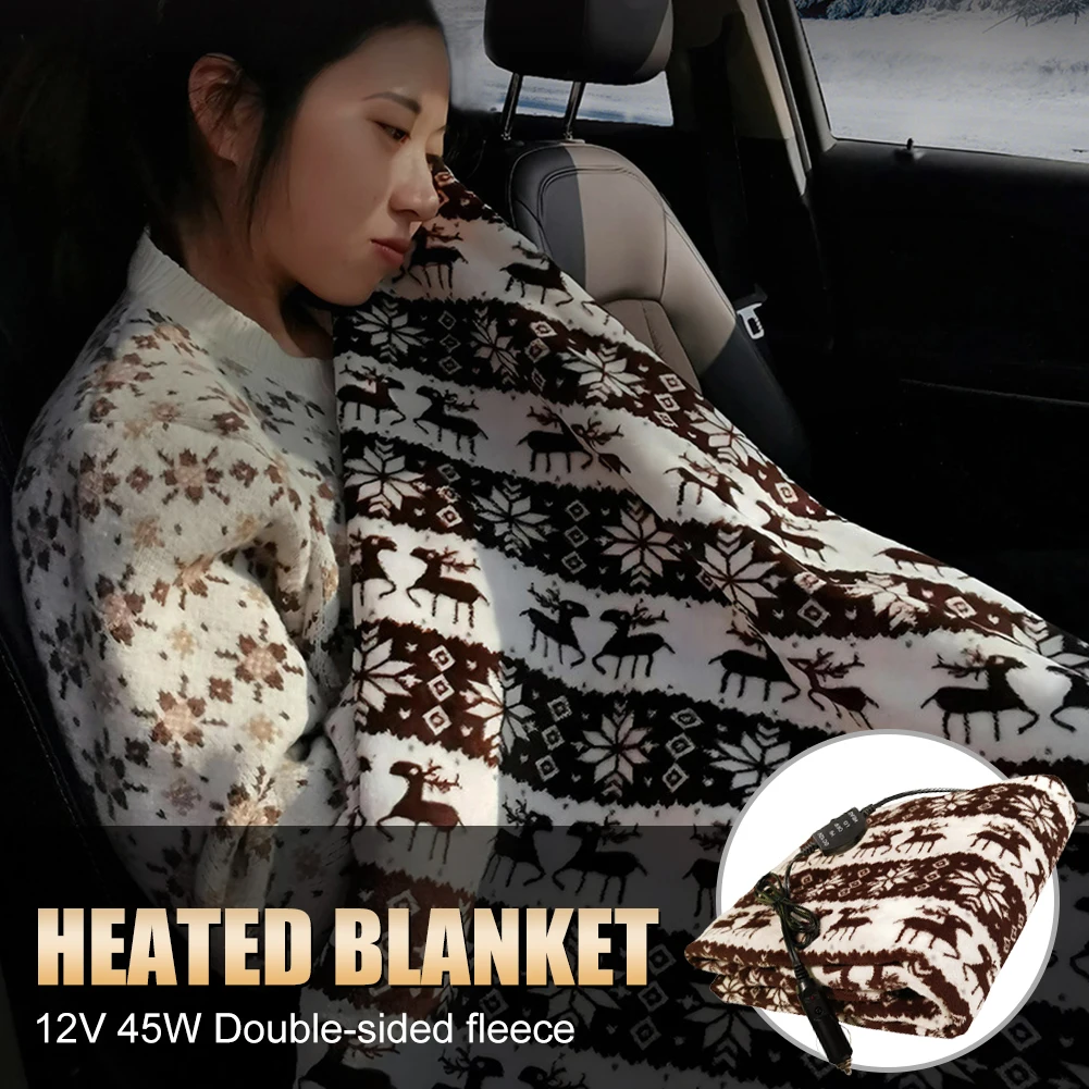 Electric Blanket 12V Thicker Heated Blanket Double-Sided Flannel Electric Heating Blanket Winter Body Warmer For Home Office
Electric Blanket 12V Thicker Heated Blanket Double-Sided Flannel Electric Heating Blanket Winter Body Warmer For Home Office