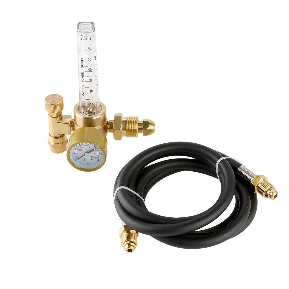 Copper Pressure Regulator Reducer for Argon CO2 Gas Bottle Tanks Relief Valve with Flow Meter Gauge 4000 PSI High Accuracy
Copper Pressure Regulator Reducer for Argon CO2 Gas Bottle Tanks Relief Valve with Flow Meter Gauge 4000 PSI High Accuracy