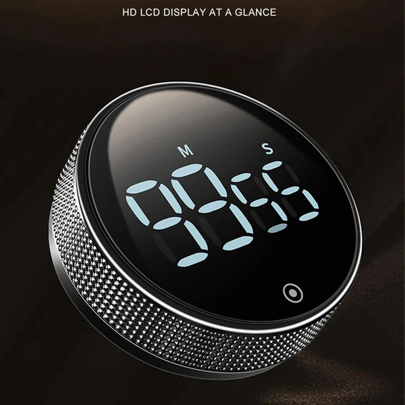 Self Adjusting Rotary Timer Mute Timing Magnet Sports Learning Alarm Clock Cooking Timing Large Screen Digits Remind Timer
Self Adjusting Rotary Timer Mute Timing Magnet Sports Learning Alarm Clock Cooking Timing Large Screen Digits Remind Timer