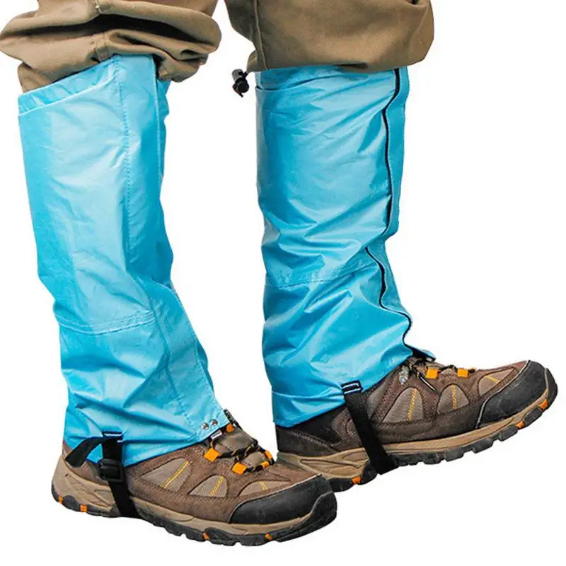 

Гетры для ног для пеших прогулок, водонепроницаемые гары для пеших прогулок, походные ботинки, противоскользящие гетры для обуви для мужчин и женщин, дышащие Регулируемые ботинки для снега