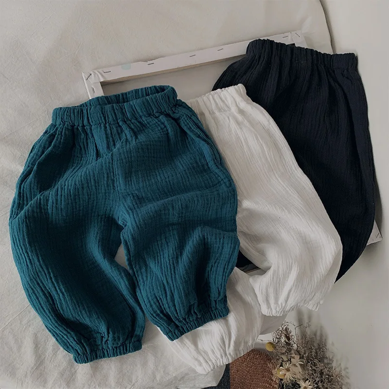 Kids Pants Boys Girls Solid Cotton White Green Black Trousers Baby Casual All Match Bottoms for 1-6 Years
Kids Pants Boys Girls Solid Cotton White Green Black Trousers Baby Casual All Match Bottoms for 1-6 Years