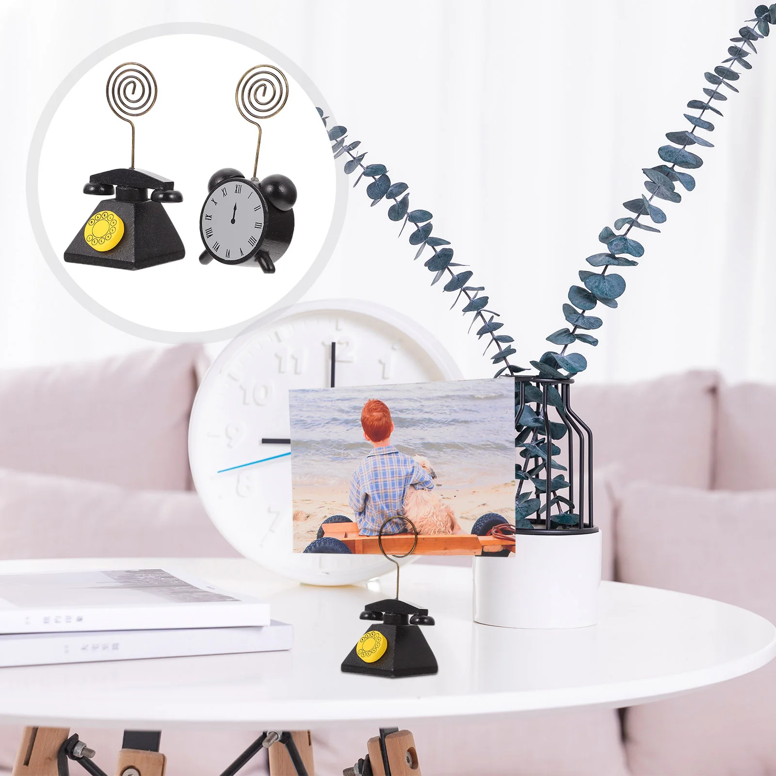 2pcs Place Holders Table Stand Clock Shaped Table Photo Holder Clips Diy Craft Holder for Photos Notice Menu Price Sheet Use
2pcs Place Holders Table Stand Clock Shaped Table Photo Holder Clips Diy Craft Holder for Photos Notice Menu Price Sheet Use