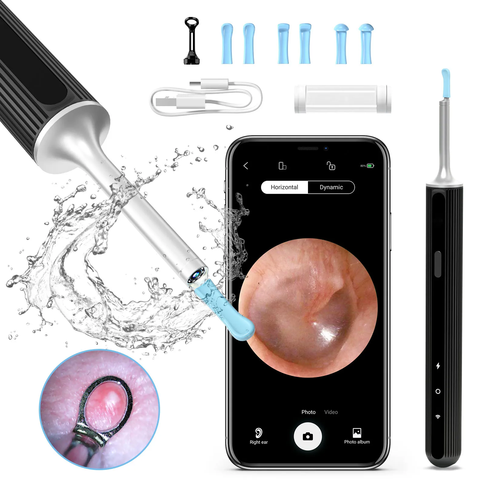 2022 New Products Smart WiFi Visual 5MP Ear Pick Ear Wax Cleaning Rod Removal Tool Endoscope With Camera
2022 New Products Smart WiFi Visual 5MP Ear Pick Ear Wax Cleaning Rod Removal Tool Endoscope With Camera