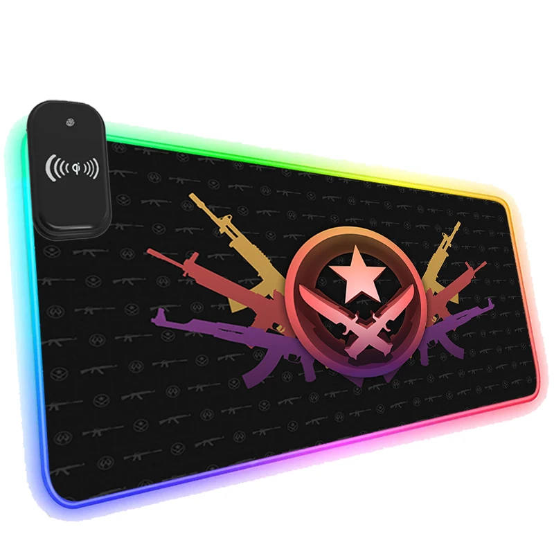 Phone Wireless Charging RGB Mouse Pad LED Gaming CSGO Mousepad Soft Desk Protector Anti-skid Pc Accessories Rug HD Keyboard Mat
Phone Wireless Charging RGB Mouse Pad LED Gaming CSGO Mousepad Soft Desk Protector Anti-skid Pc Accessories Rug HD Keyboard Mat