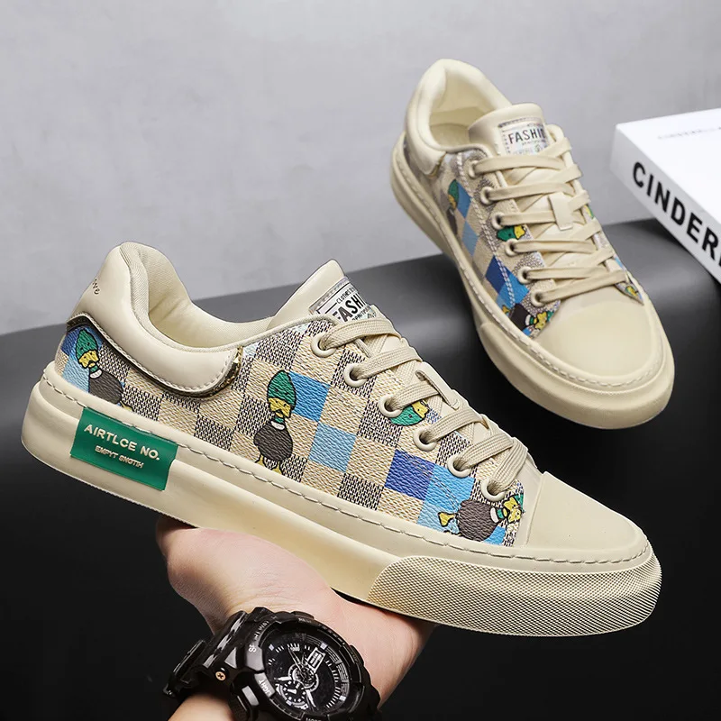 2023 men's spring and fall niche board shoes Korean version of the breathable cartoon student sneakers fashion canvas shoes
2023 men's spring and fall niche board shoes Korean version of the breathable cartoon student sneakers fashion canvas shoes