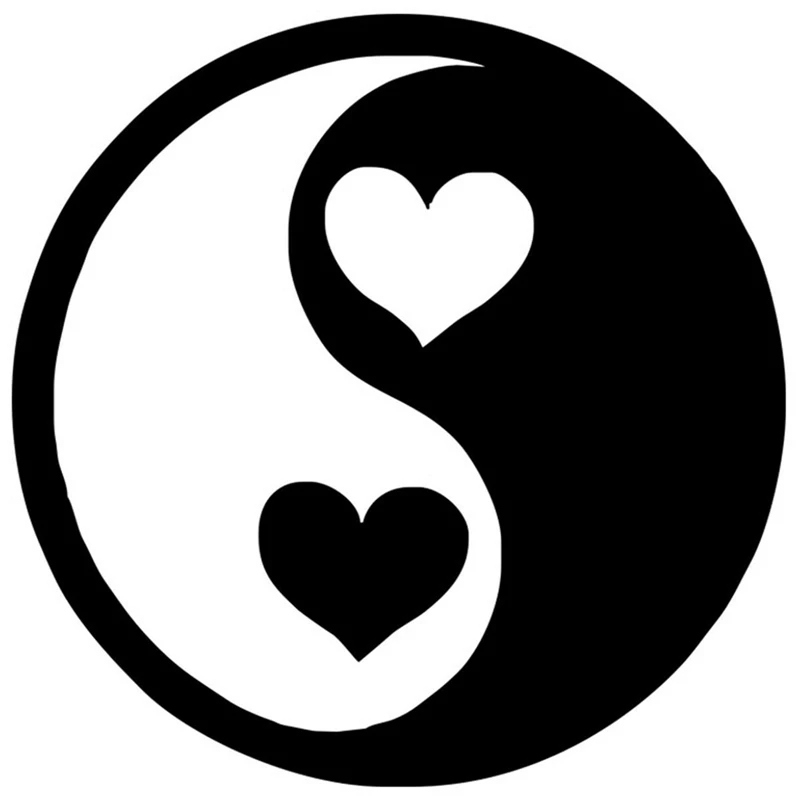 CS-12139# Yin Yang love Heart Dead Vinyl Decal Car Sticker Waterproof Auto Decors For Truck Bumper Rear Window Laptop
CS-12139# Yin Yang love Heart Dead Vinyl Decal Car Sticker Waterproof Auto Decors For Truck Bumper Rear Window Laptop