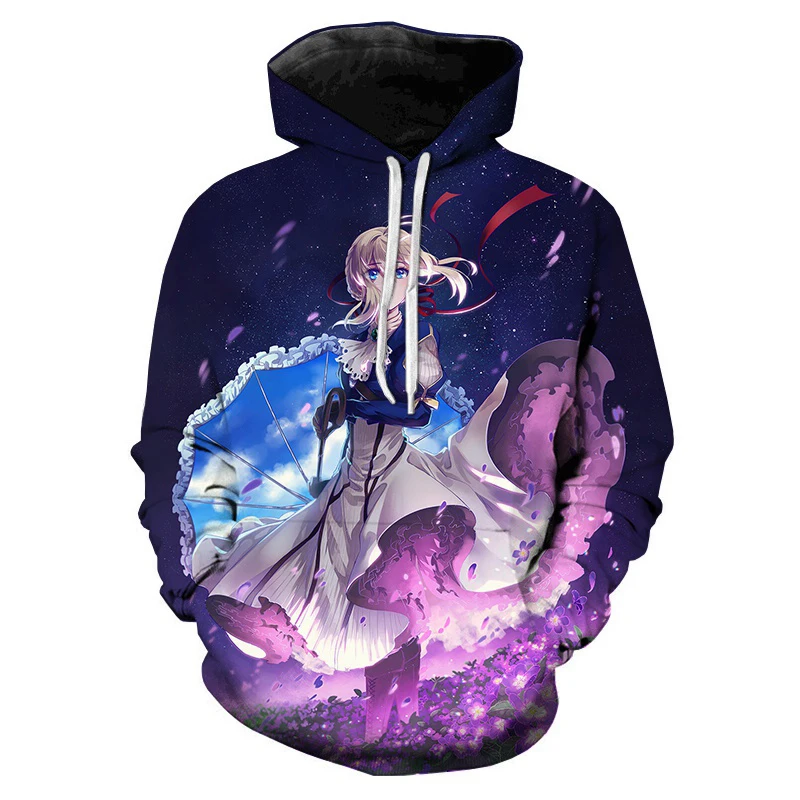 New Violet Evergarden 3D Print Hoodies Anime Girl Sweatshirts Men Women Oversized Hoodie Harajuku Streetwear Unisex Clothing
New Violet Evergarden 3D Print Hoodies Anime Girl Sweatshirts Men Women Oversized Hoodie Harajuku Streetwear Unisex Clothing