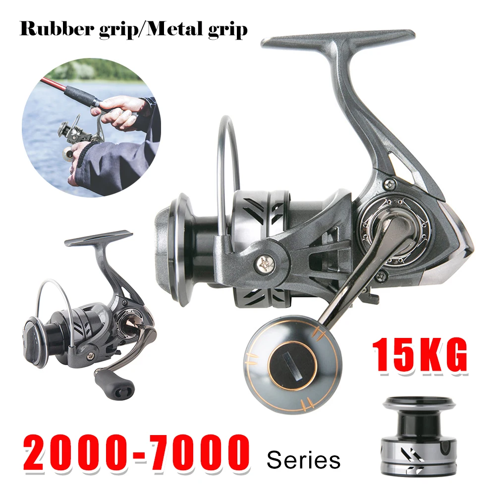 High Speed Bearing Spinning Fishing Reel Outdoor Carp Fishing Tool Max Drag 15KG 5.2:1 Gear Sea Freshwater Saltwater Fishing
High Speed Bearing Spinning Fishing Reel Outdoor Carp Fishing Tool Max Drag 15KG 5.2:1 Gear Sea Freshwater Saltwater Fishing
