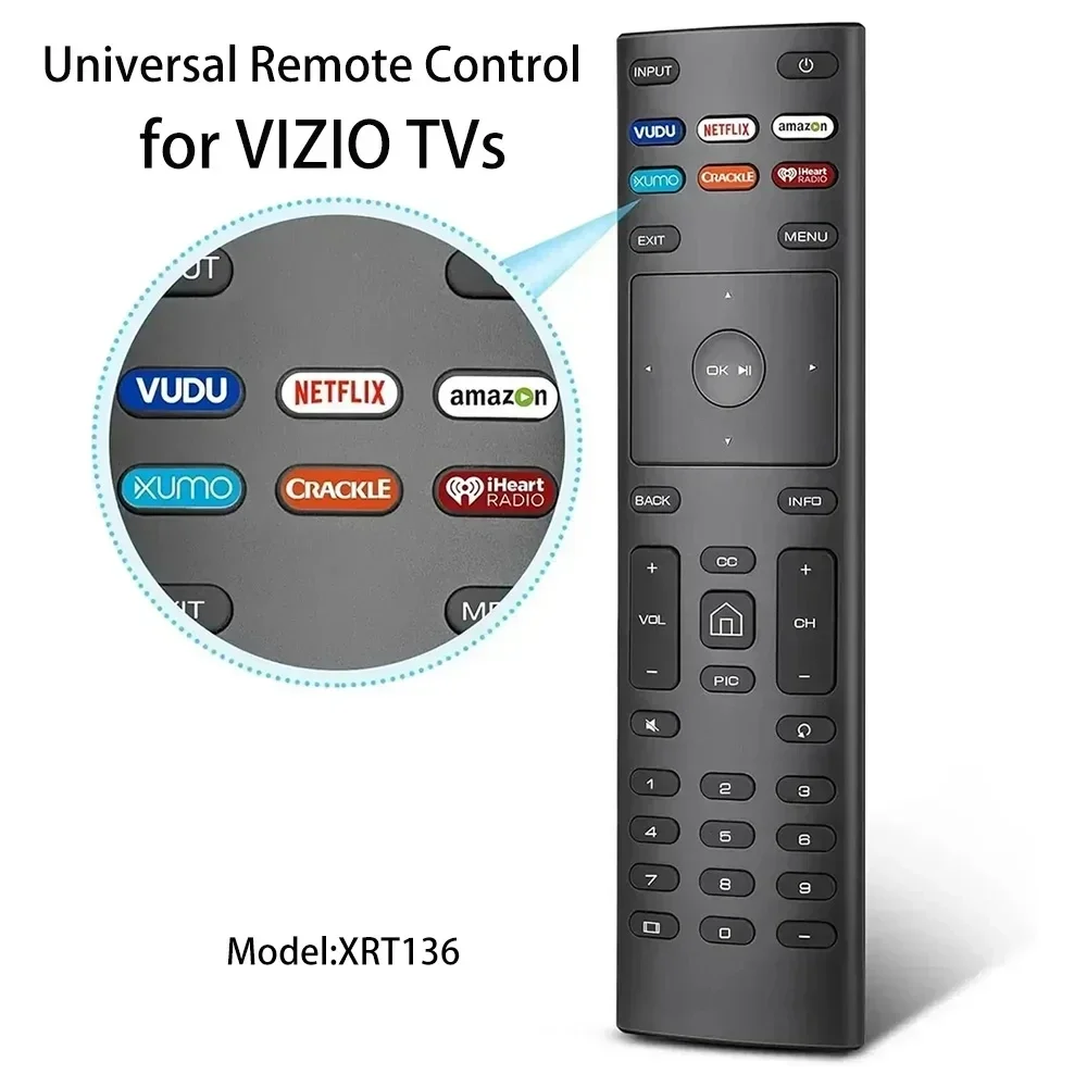 Универсальный пульт дистанционного управления XRT136 для D24hnE1 D24hG9 D50xG9 V505G9