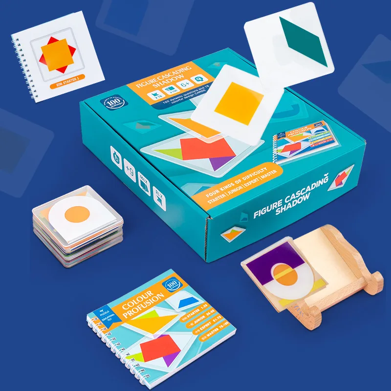 Montessori Toy Logical Thinking Training Educational Board Game Shadow Puzzle Color Matching Game for Kids Toys home school
Montessori Toy Logical Thinking Training Educational Board Game Shadow Puzzle Color Matching Game for Kids Toys home school