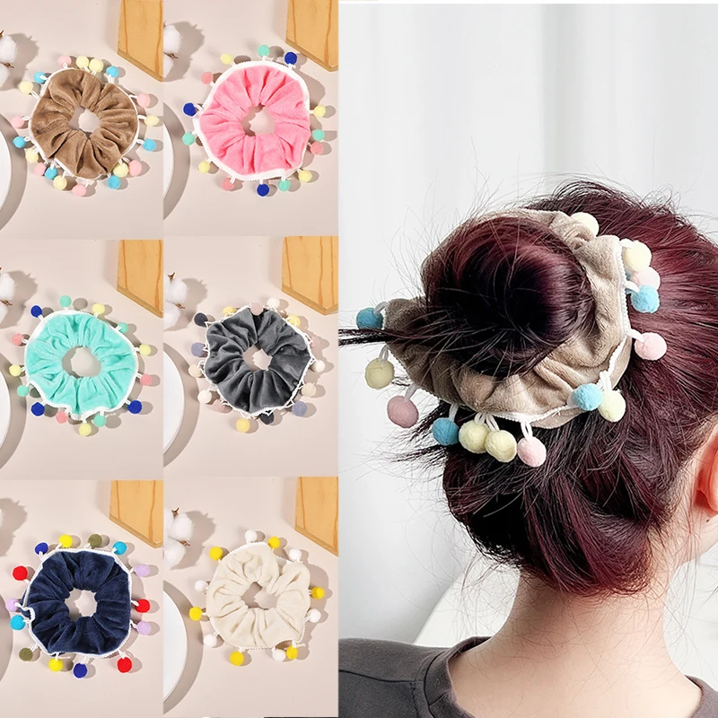 2022 New Winter Soft Warm Velvet Hair Scrunchies for Women Girls Colorful Pom Ball Elastic Hair Band Hair Ties Hair accessories
2022 New Winter Soft Warm Velvet Hair Scrunchies for Women Girls Colorful Pom Ball Elastic Hair Band Hair Ties Hair accessories