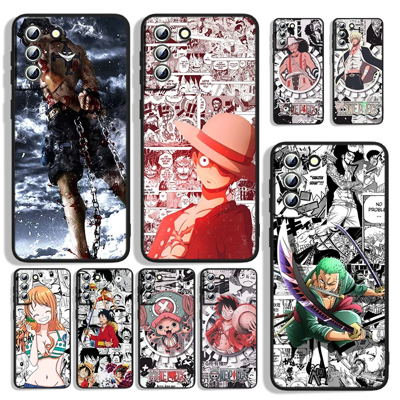 ONE PIECE Phone Case For Samsung Galaxy S22 S21 S20 FE Ultra S10e S10 S9 S8 S7 Lite Plus Edge Black Funda Cover Coque
ONE PIECE Phone Case For Samsung Galaxy S22 S21 S20 FE Ultra S10e S10 S9 S8 S7 Lite Plus Edge Black Funda Cover Coque