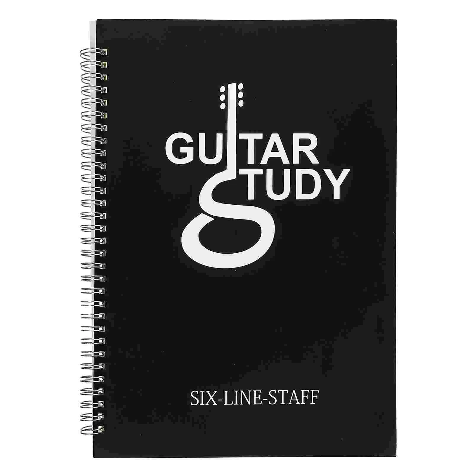 

Принадлежности для гитаристов, лист, музыкальная книга, большой блокнот, рабочая тетрадь, рукописная бумага для персонала, чистый портативный пластиковый аккорд