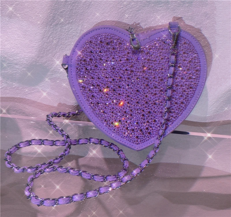 Purple Color Shiny Diamond Rhinestone Evening Clutch Purse Women Shoulder Crossbody Bag Dinner Party Bling Bag Waist Pack Bag
Purple Color Shiny Diamond Rhinestone Evening Clutch Purse Women Shoulder Crossbody Bag Dinner Party Bling Bag Waist Pack Bag