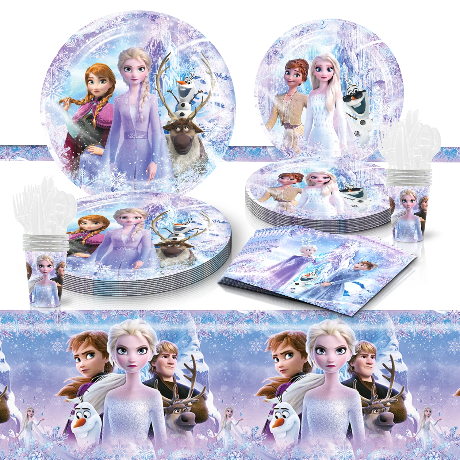 Disney Frozen Princess Anna Elsa Disposable Paper Cup Plate Napkin Tablecloth Party Supplies Girl Birthday Party Decorations Toy
Disney Frozen Princess Anna Elsa Disposable Paper Cup Plate Napkin Tablecloth Party Supplies Girl Birthday Party Decorations Toy