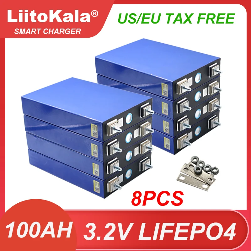 4-8pcs 3.2V 100Ah battery pack DIY 12V 24V 3C LiFePO4 Lithium iron phospha Motorcycle Electric Car motor batteries Tax Free
4-8pcs 3.2V 100Ah battery pack DIY 12V 24V 3C LiFePO4 Lithium iron phospha Motorcycle Electric Car motor batteries Tax Free