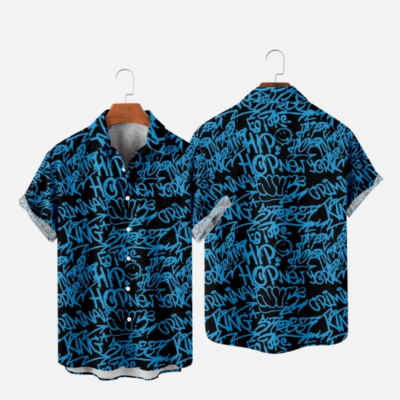 Men's Hawaiian T-Shirt For Women Graffiti Pattern 3D Printed Y2K Hombre Fashion Shirt Casual Beach Oversized Clothes 2
Men's Hawaiian T-Shirt For Women Graffiti Pattern 3D Printed Y2K Hombre Fashion Shirt Casual Beach Oversized Clothes 2