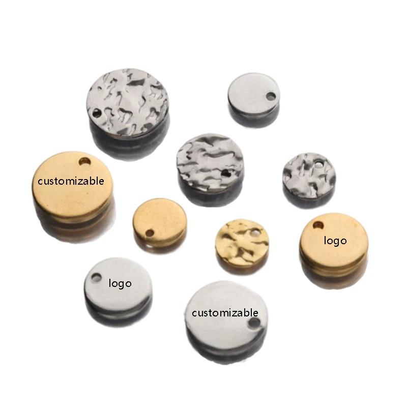 20PCS/lot Stainless Steel Gold Plated Round Hammered Stamping Charms 8/10/12mm Tags For Diy Jewelry Earring Bracelet Making Find
20PCS/lot Stainless Steel Gold Plated Round Hammered Stamping Charms 8/10/12mm Tags For Diy Jewelry Earring Bracelet Making Find
