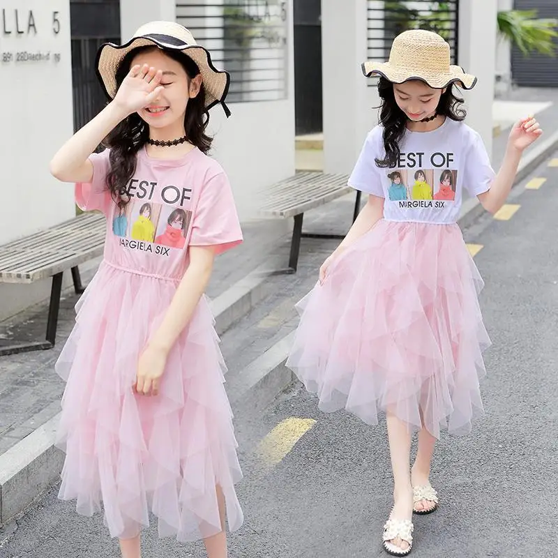 2022 Summer Children Pink Princess Mesh Layers Cake Dresses For Girl Sequin Elegant Party Tutu Prom WeddingRuffles Clothes4-12Y
2022 Summer Children Pink Princess Mesh Layers Cake Dresses For Girl Sequin Elegant Party Tutu Prom WeddingRuffles Clothes4-12Y