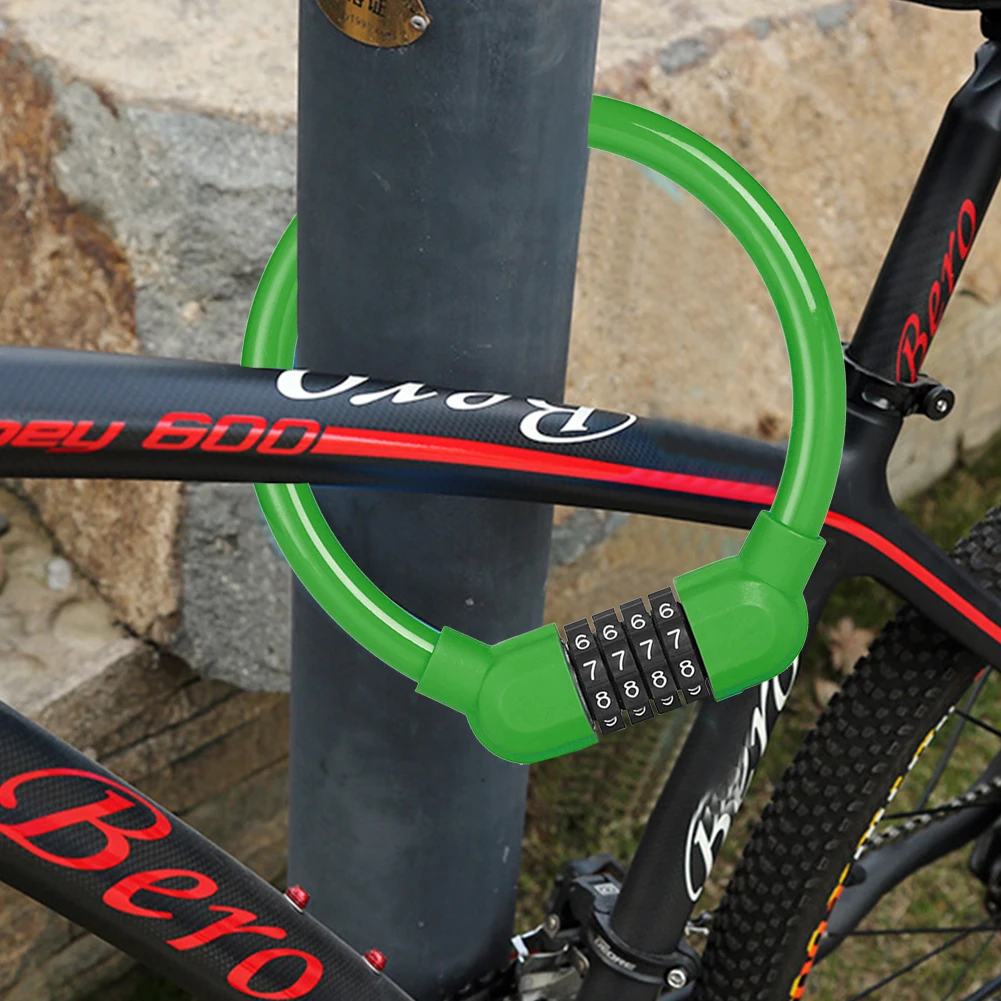 Bicycle Security Locks Anti-theft 4 Digit Password Locks for Mountain MTB Road Bike Cable Lock Cycling Accessories
Bicycle Security Locks Anti-theft 4 Digit Password Locks for Mountain MTB Road Bike Cable Lock Cycling Accessories