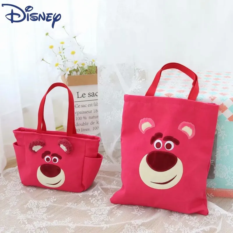 Disney Strawberry Bear Plush Bag Toy Story Classic Pink Bear Lotso Canvas Bento Bag Shoulder Bag Kawaii Kids Plush Backpack
Disney Strawberry Bear Plush Bag Toy Story Classic Pink Bear Lotso Canvas Bento Bag Shoulder Bag Kawaii Kids Plush Backpack