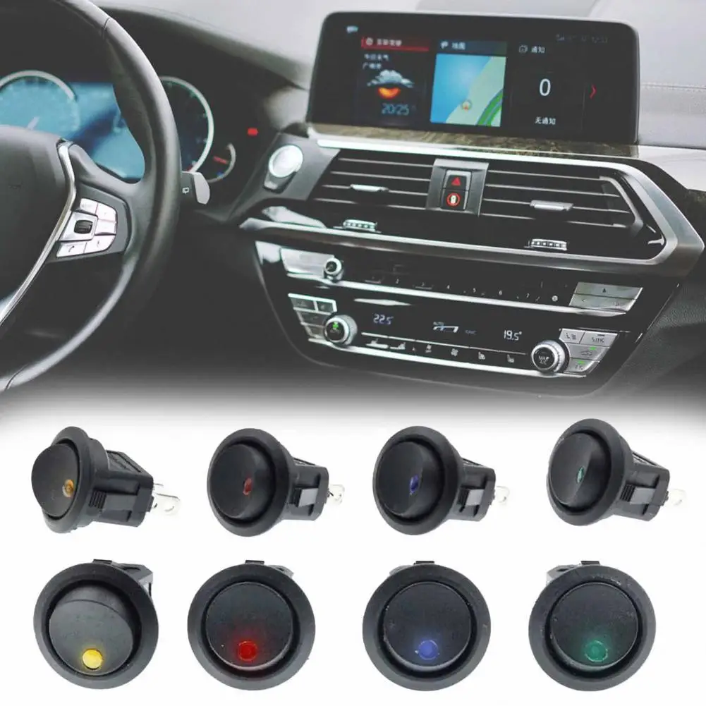 20Pcs KCD1 Rocker Switch 12V Wide Use Car Accessories Round Car Rocker Switch for Auto
20Pcs KCD1 Rocker Switch 12V Wide Use Car Accessories Round Car Rocker Switch for Auto