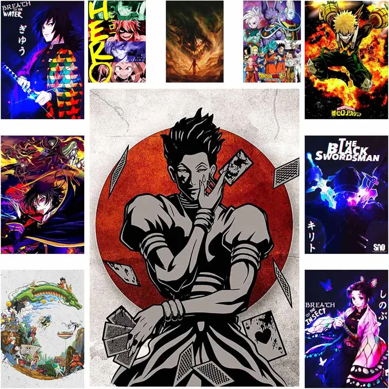 Vintage Anime Figure Collection Posters Room Decor White Paper My Hero Academia Demon Slayer Art Painting Home Decoration Prints
Vintage Anime Figure Collection Posters Room Decor White Paper My Hero Academia Demon Slayer Art Painting Home Decoration Prints