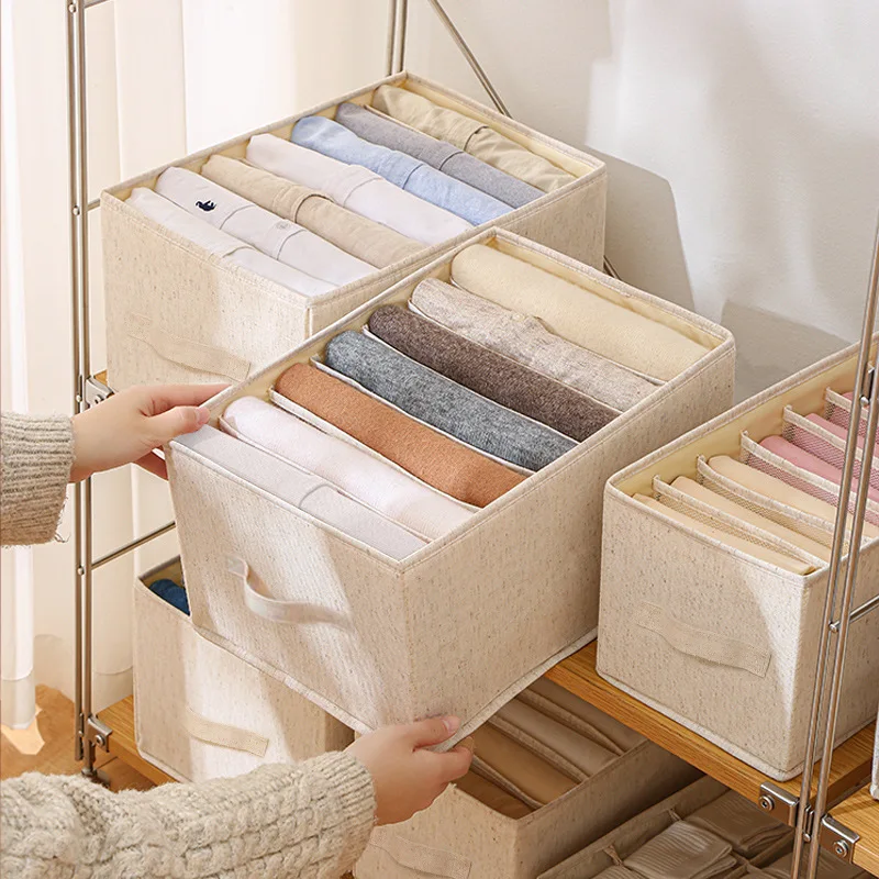 Tianshan Cotton Linen Organizer Pants Cothes Folding Sweater Closet Jeans Box Portable Cassestrong Storage Case Organization
Tianshan Cotton Linen Organizer Pants Cothes Folding Sweater Closet Jeans Box Portable Cassestrong Storage Case Organization