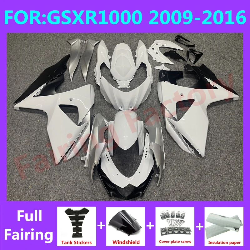 Motorcycle Fairing kit fit for GSXR1000 GSXR 1000 GSX-R1000 2009 2010 2011 2012 2013 2014 2015 2016 K9 Fairings set white silver
Motorcycle Fairing kit fit for GSXR1000 GSXR 1000 GSX-R1000 2009 2010 2011 2012 2013 2014 2015 2016 K9 Fairings set white silver