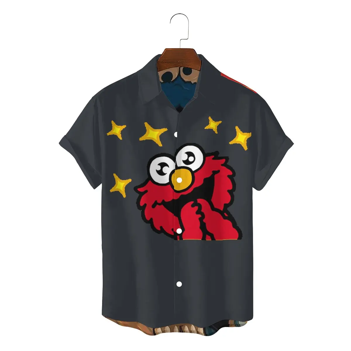 Elmo Man's Hawaii Shirts Sesame Street 80s TV Series Square Collar Short Sleeve 3D Shirt Funny High Quality Birthday Gifts
Elmo Man's Hawaii Shirts Sesame Street 80s TV Series Square Collar Short Sleeve 3D Shirt Funny High Quality Birthday Gifts