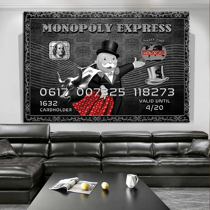 Motivational Art Alec Monopoly Money Dollars Canvas Painting Wall Posters and Prints Picture for Living Room Office Home Decor
Motivational Art Alec Monopoly Money Dollars Canvas Painting Wall Posters and Prints Picture for Living Room Office Home Decor