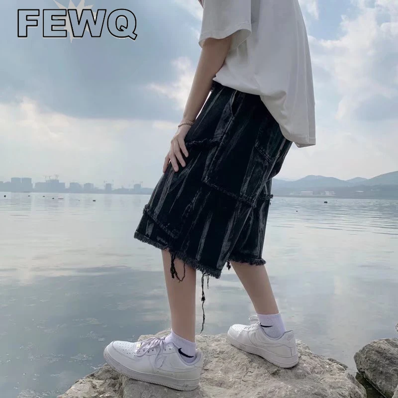FEWQ Short Jeans Men's High Street Burrs Denim Pants Vintage Y2k Male Casual Shorts American Style 2023 Spring Tide New 24B2107
FEWQ Short Jeans Men's High Street Burrs Denim Pants Vintage Y2k Male Casual Shorts American Style 2023 Spring Tide New 24B2107