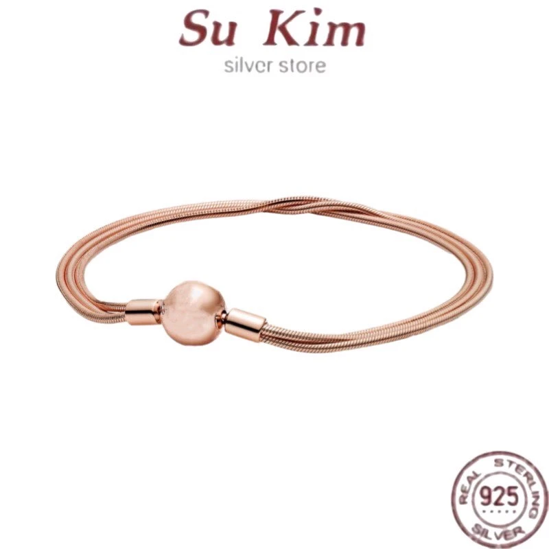 2021 hot sale luxury 100% 925 Sterling Silver pan Bracelet beads Snake Chain Bangle Charms For Women Jewelry
2021 hot sale luxury 100% 925 Sterling Silver pan Bracelet beads Snake Chain Bangle Charms For Women Jewelry