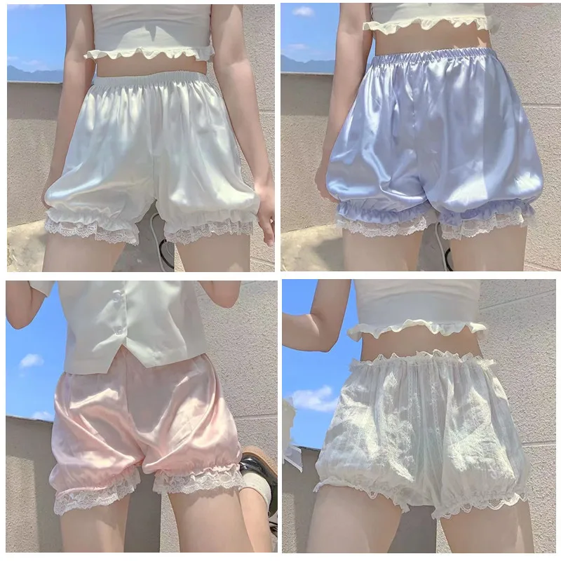 Lolita Shorts Loli Bloomers Women Lace Kawaii Cosplay Summer Bottoming Pumpkin Shorts Girl
Lolita Shorts Loli Bloomers Women Lace Kawaii Cosplay Summer Bottoming Pumpkin Shorts Girl