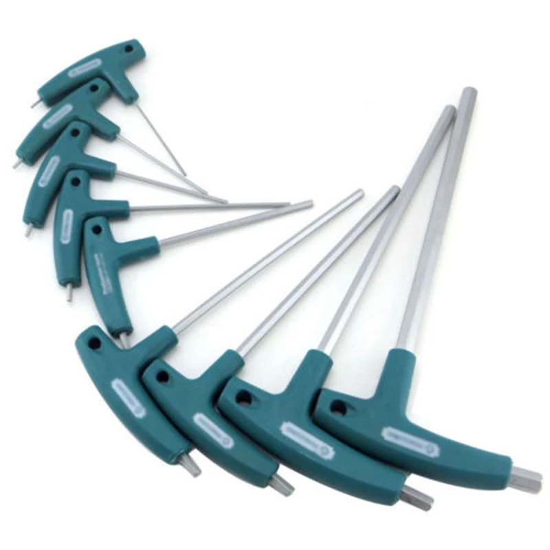 1.5~10mm Hex Key T Shaped Wrench T Handle Screwdriver Driver Tool Hand Tools Parts Wrench Spanner Tools
1.5~10mm Hex Key T Shaped Wrench T Handle Screwdriver Driver Tool Hand Tools Parts Wrench Spanner Tools