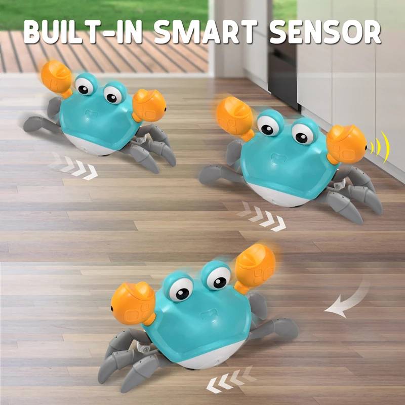 Induction Crab Electronic Pet Baby Musical Toys Escape Crab Octopus Crawling Toy Animal Rechargeable Kids Educational Toys Gift
Induction Crab Electronic Pet Baby Musical Toys Escape Crab Octopus Crawling Toy Animal Rechargeable Kids Educational Toys Gift